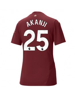 Manchester City Manuel Akanji #25 Zenski Rezervni Dres 2024-25 Kratak Rukavima